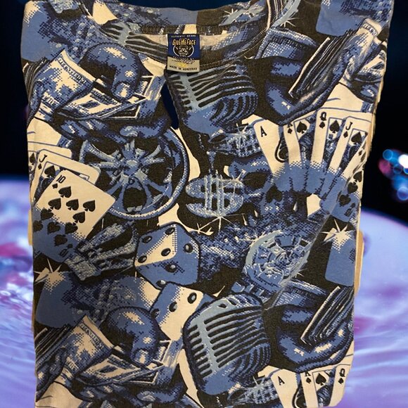 GIVE ME FACE 4XL MENS T-SHIRT - Picture 1 of 2